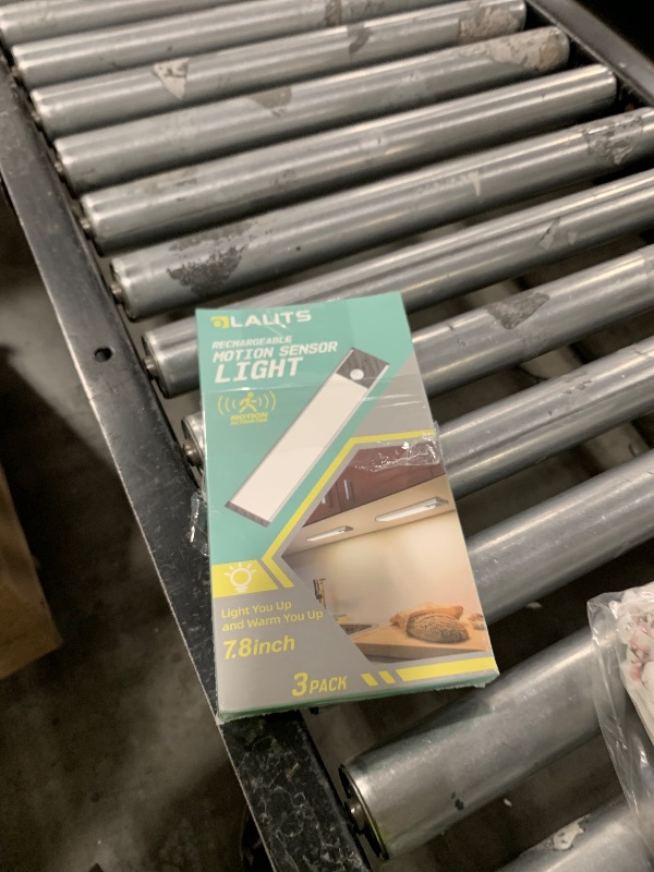 Photo 1 of Under Cabinet Lighting, Motion Sensor Light Indoor, Rechargeable Closet Lights?Dimmable Under Cabinet Lights, Magnetic LED Lights for Bedroom, Under Counter Lights for Kitchen, Warm Light