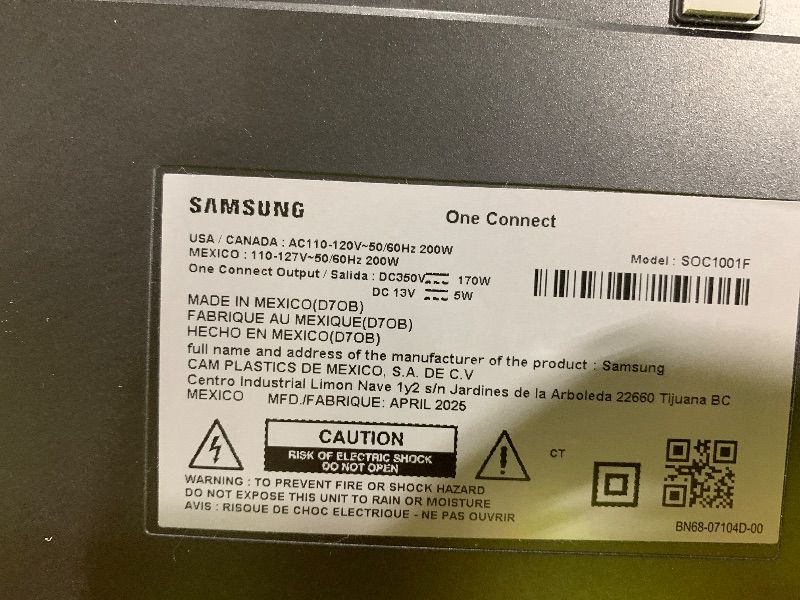 Photo 1 of Samsung 55-Inch Class QLED 4K LS03D The Frame Series Quantum HDR Smart TV w/Dolby Atmos, Art Mode, Anti-Reflection, Customizable Frame, Slim Fit Wall Mount with Alexa Built-in (QN55LS03D, 2024 Model)