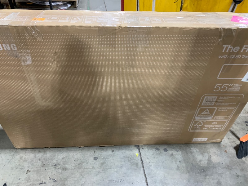 Photo 1 of Samsung 55-Inch Class QLED 4K LS03D The Frame Series Quantum HDR Smart TV w/Dolby Atmos, Art Mode, Anti-Reflection, Customizable Frame, Slim Fit Wall Mount with Alexa Built-in (QN55LS03D, 2024 Model)