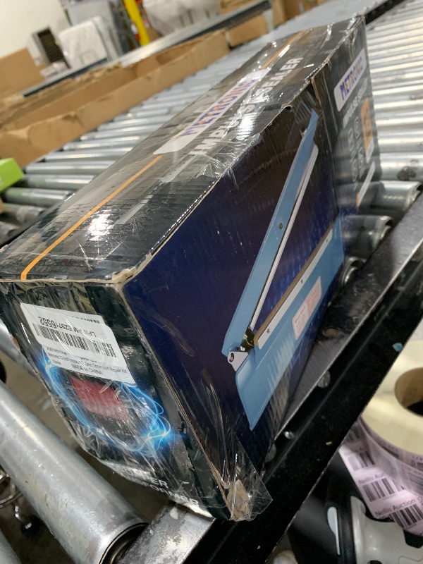Photo 1 of METRONIC Impulse Sealer 12 Inch, Heat Sealer Machine with Repair Kit, Manual Bag Sealer, Heavy Duty Impulse Heat Sealer for Plastic Bags, Shrink Wrap Bag (Blue)