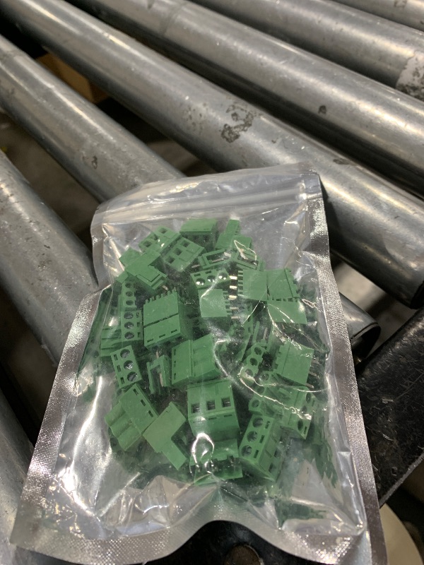 Photo 1 of Cermant 20 Set 3 Pin 5.08mm Pitch Pluggable Male Female PCB Screw Terminal Block Plug Connector Panel Mount DIY(5.08mm-3p-20set)