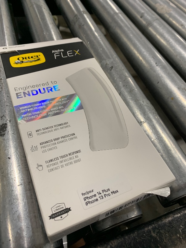 Photo 1 of OtterBox ALPHA FLEX SERIES ANTIMICROBIAL Screen Protector for iPhone 14 Plus