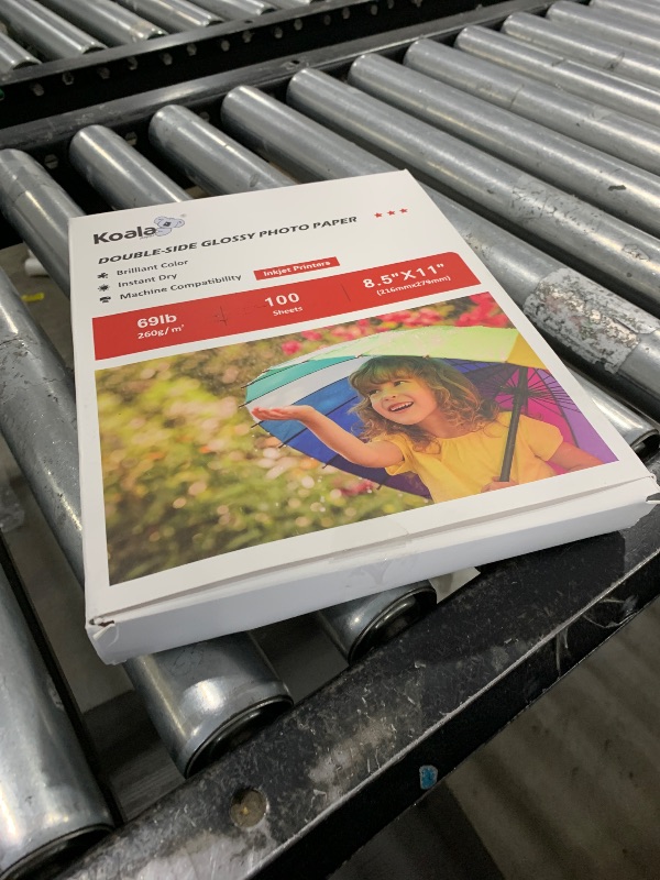 Photo 1 of Koala Thick Photo Paper 8.5x11 Inches Heavyweight Double Sided High Glossy 100 Sheets 260gsm only Compatible with Inkjet Printer