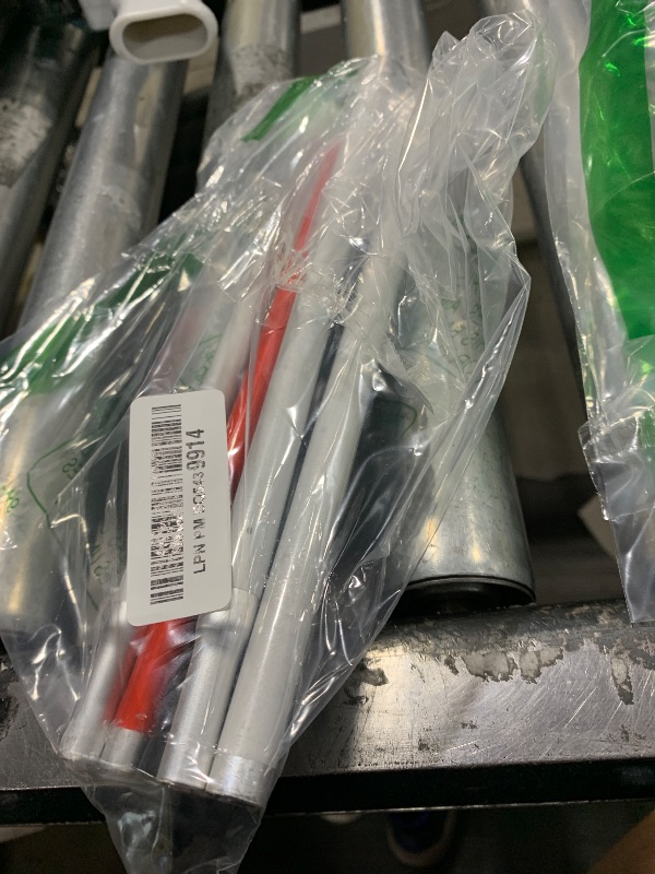Photo 1 of Watris Veiyi Blinder Folding Cane, Collapsible Walking Stick with Red Reflective Tape, Anti-Slip Blind Cane for The Blind and Visually Impaired People, 53.1in(135cm)