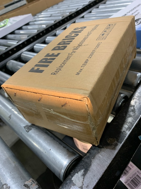 Photo 1 of Protalwell Woodstove Firebricks, Fire Bricks, Size 9" X 4-1/2" X 3/4", High Temperature Resistant Fire Bricks Replacement for Wood Stoves, 3 Pieces