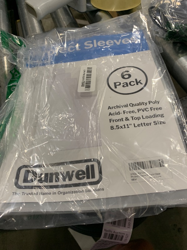 Photo 1 of Dunwell Clear Folders for Documents, Plastic 8.5x11 File Sleeves for Document Protection, Filing, Storage, Organization (6 Pack) Transparent Folders with Pockets, Durable Letter Size Document Holder