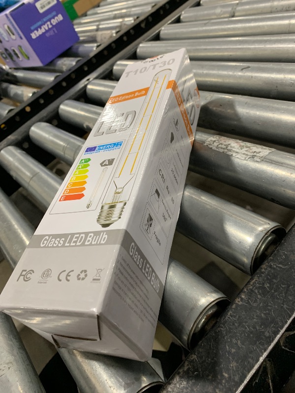Photo 1 of Dimmable Led Tubular Bulb 12W,3000K Soft White,T30 Long Tube Edison Led Vintage Filament Bulb,100W Equivalent,Clear Glass Cover, E26 Medium Base,4-Pack. (11.8in(300mm)-12W)