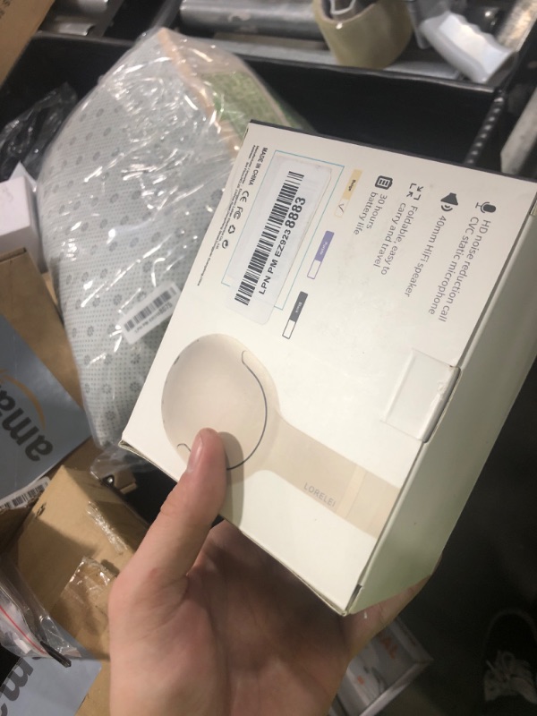 Photo 1 of LORELEI B-E5 Kids Bluetooth Headphones, Wireless Headphones for Kids, Foldable 40H Playtime, Built-in mic, On Ear Headsets for Child/Teens/School/Tablet(Beige White)