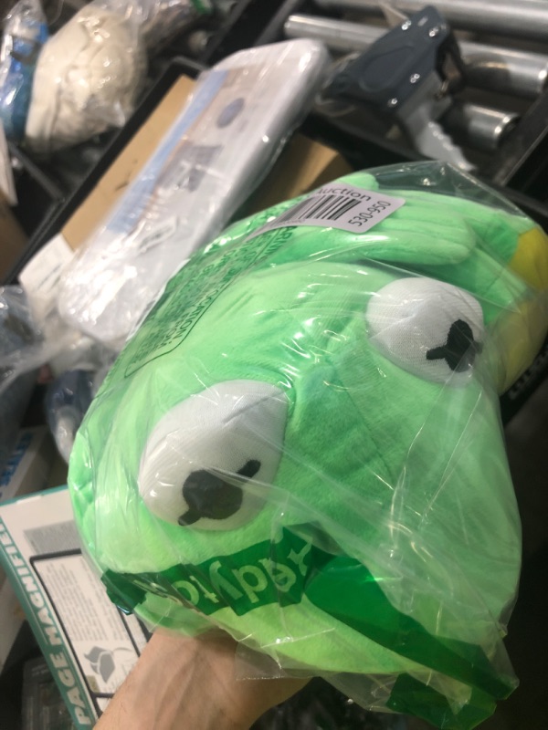 Photo 1 of Kermit Frog Hand Puppet, Kermit The Frog Stuffed Plush Toy for Boys & Girls, The Puppet Movie Show Soft Frog Doll for Role Play - 24 Inches
