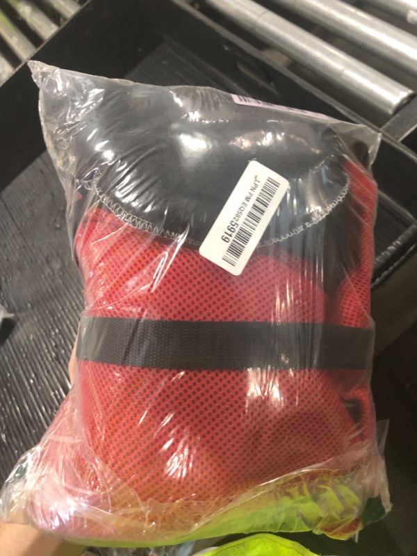 Photo 1 of 10L0L Golf Cart Seat Covers Kit - Universal Fit for EZGO TXT/RXV Front Seats | Breathable Mesh Fabric | Easy Installation | Red & Black (No Staples Required)??
