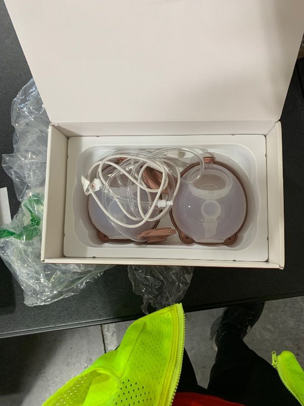 Photo 1 of Momcozy Breast Pump V2 Pro Ultra-Lightweight, Hands-Free & Portable Wearable Pump with Upgraded Integrated DoubleFit Flange, Quiet & Leak-Proof Electric Pump, 3 Modes|9 Levels, 17/19/21/24mm