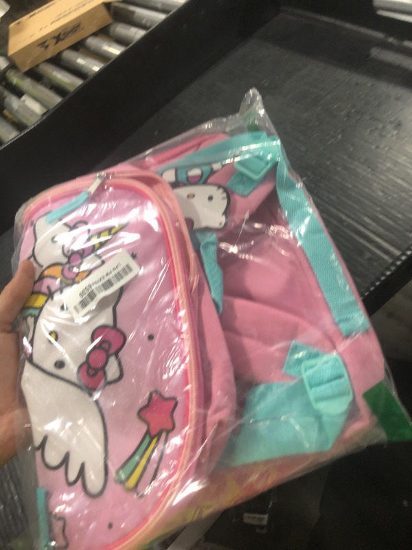 Photo 1 of Hello Kitty Backpack with Lunch Bag for Girls - Bundle with Hello Kitty Backpack, Hello Kitty Lunch Box, Water Bottle, Stickers, More | Hello Kitty School Backpack Set