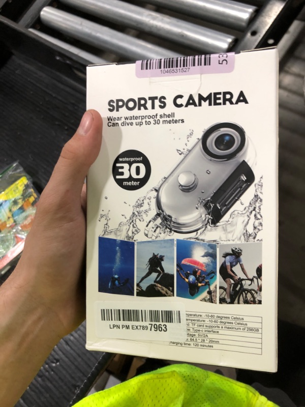 Photo 1 of 4K Mini Body Camera, Wearable Action Body Cam, Sports Action Camera?Thumb Size Hands-Free Recording Body Worn Camera, Premium Portable Camcorder Mount Anywhere for Work, Travel,Fishing(Black-128G)