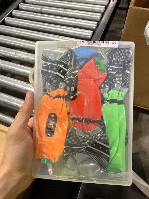 Photo 1 of DS. DISTINCTIVE STYLE Inflatable Microphones 6 Pieces 10-Inch Blow up Microphones 80s 90s Party Favors Performace Photo Props Random Colors