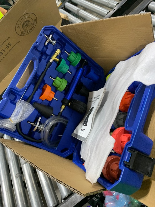 Photo 1 of 31 pcs  radiator pressure tester and vacuum filler kit
