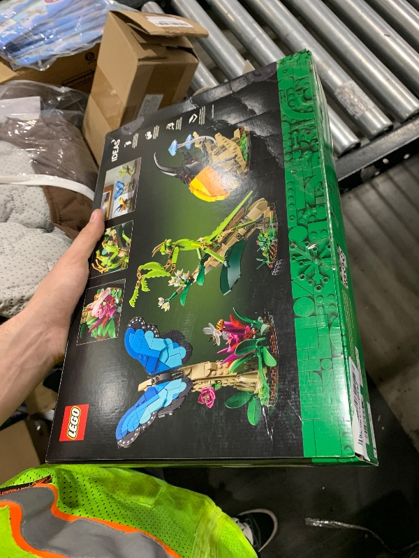 Photo 1 of LEGO Ideas The Insect Collection, Fun Gift for Nature Lovers, with Life-Size Blue Morpho Butterfly, Hercules Beetle and Chinese Mantis Display Models, Bug Building Set and Nature Décor, 21342