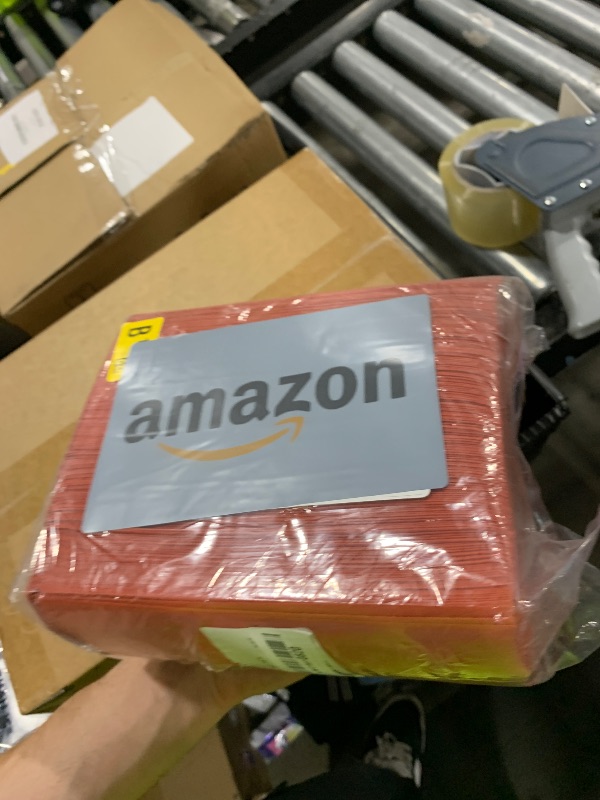 Photo 1 of 100 Pack Terracotta Paper Napkins, Disposable Linen-Feel Guest Towels Cloth-Like Hand Towels, Soft, Absorbent, Paper Hand Napkins for Kitchen, Bathroom, Parties, Weddings, Dinners - 12" x 17"