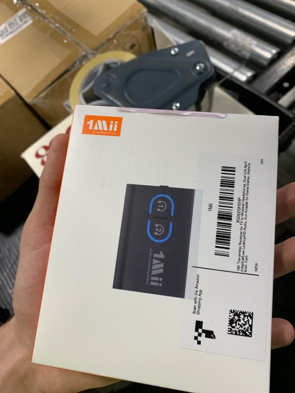 Photo 1 of 1Mii Bluetooth 5.3 Transmitter Receiver for TV to Wireless Headphones, Dual Link AptX Adaptive/Low Latency/HD Audio, Aux Adapter for Home Stereo, Airplane, Boat, Gym
