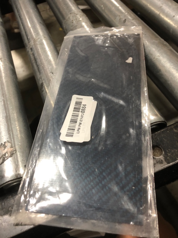 Photo 1 of Kalolary Carbon Fiber Sheet 250 X 100 X1 MM,3K Real Carbon Fiber Board Plate Carbon Plate Twill Weave Panel Sheets Available in 1mm 1.5mm 2mm 3mm 4mm 100% 3K Glossy Surface Laminate Carbon Fiber Sheet