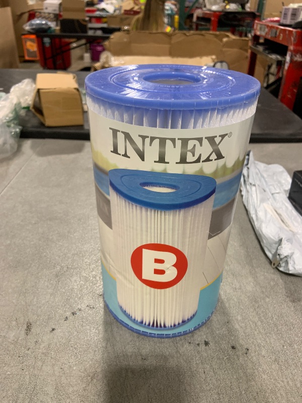 Photo 1 of Intex 29005E Pool Easy Set Type B Replacement Filter Pump Cartridge, 1 pack