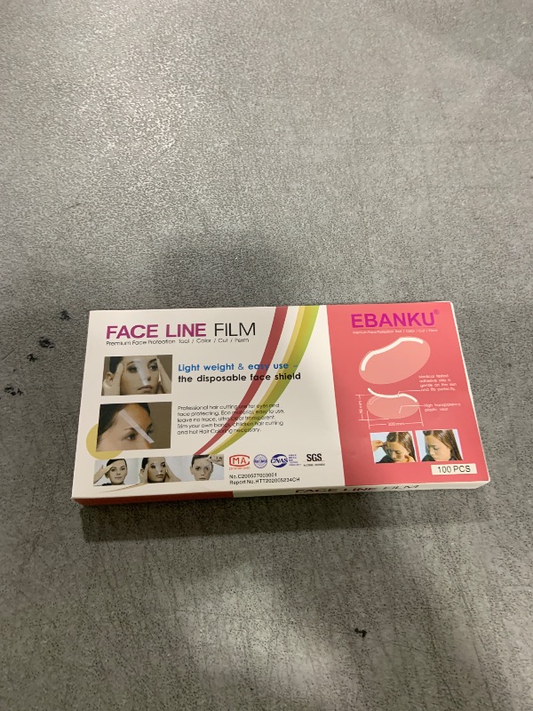 Photo 1 of 100 PCS Microblading Makeup Shower Face Shields Visors, Disposable Face Shields Masks for Hairspray Salon Supplies and Eyelash Extensions Eye Eyelid Surgery Aftercare