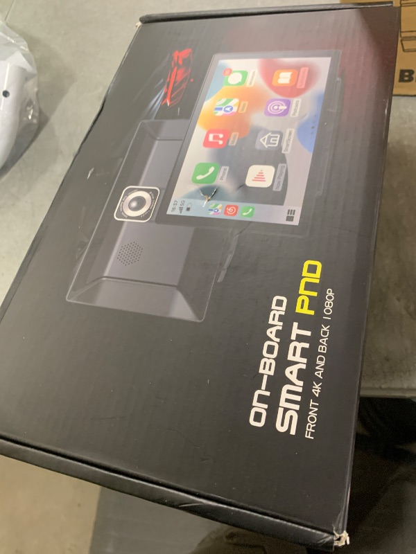 Photo 1 of Wireless CarPlay Screen - 9'' Portable Car Stereo with 4K Dash Cam, 1080P Backup Camera, Satellite Radio, Apple CarPlay & Android Auto, GPS Navigation/AirPlay/Voice Control