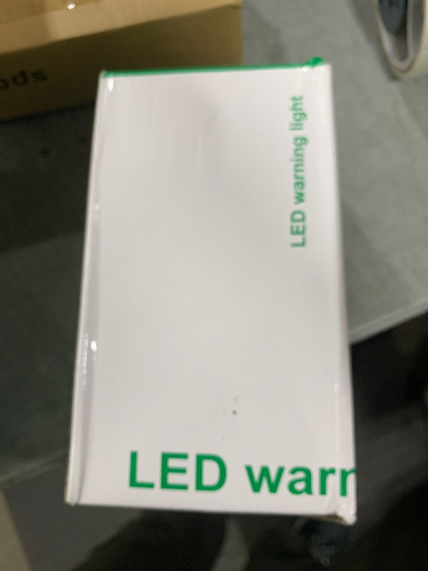 Photo 1 of Industrial LED Rotating Strobe Beacon Warning Lights, Electrical Revolving Signal Lights for Emergency, 12v DC, Red, No Buzzer