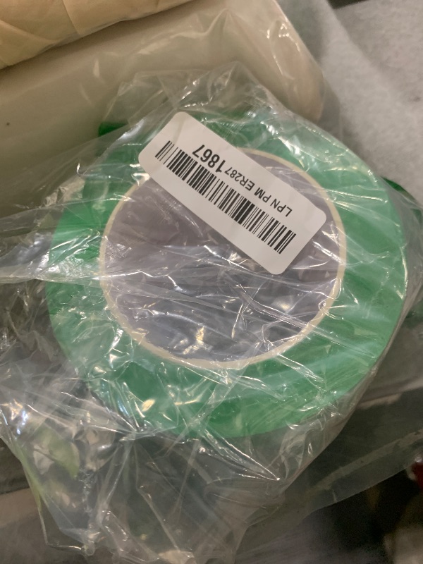 Photo 1 of Baijixin Wide Masking Tape, Green Painters Tape for Home, Office, School Stationery, DIY Art, Crafts, Labeling (3 Inch X 55 Yards)