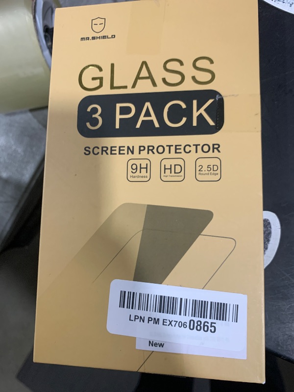 Photo 1 of Mr.Shield Screen Protector compatible with TCL 50 XL 5G [Tempered Glass] [3-PACK] [Japan Glass with 9H Hardness]