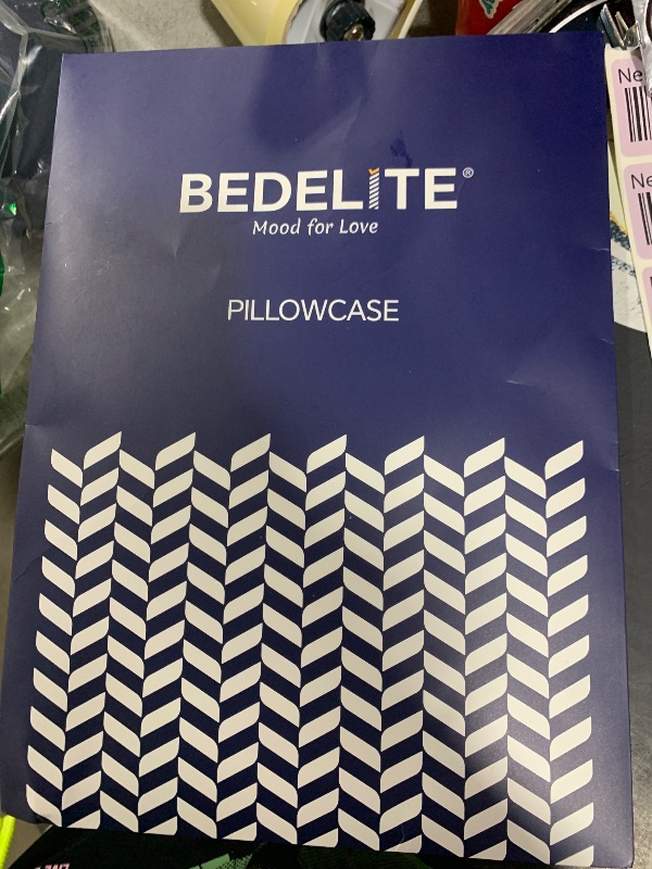 Photo 1 of BEDELITE Satin Pillowcase for Hair and Skin, Super Soft and Cooling Similar to Silk Pillow Cases 2 Pack with Envelope Closure, Gift for Women Men(13"x18" Toddler Size, Dark Grey)