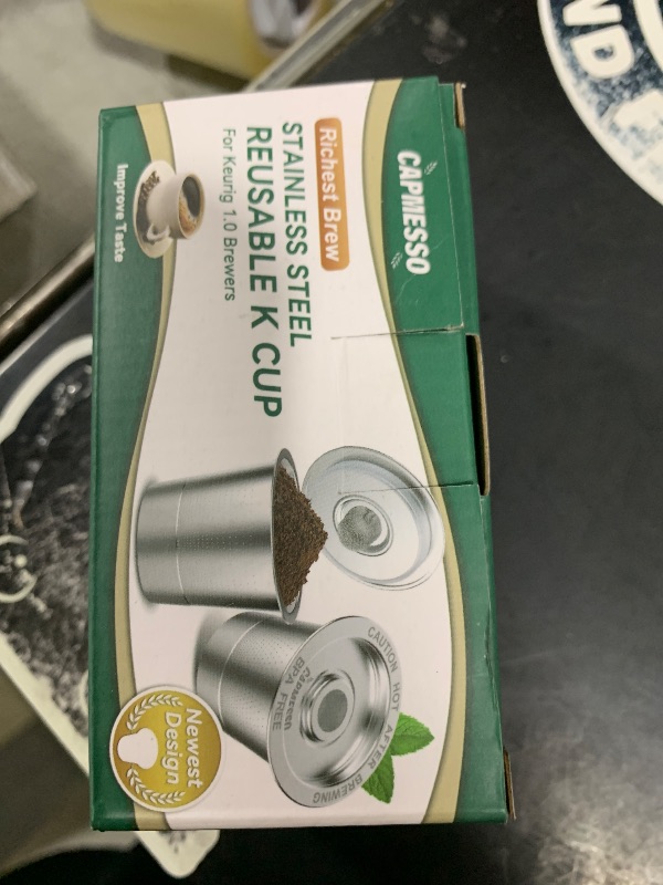 Photo 1 of 2 Pack Reusable K Cups Coffee Pods for Keurig 1.0: Stainless Steel Refillable K Cup - Reusable Coffee Filter for Keurig 1.0 Coffee Maker, Permanent, Eco-Friendly, Innovative Design