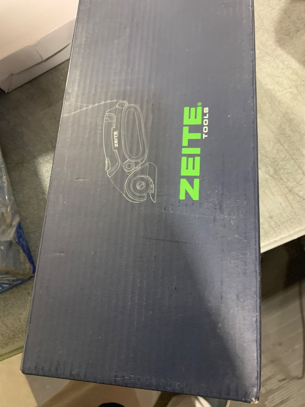 Photo 1 of ZEITE 4V Cordless Electric Scissors,Cardboard Cutter with 2 Blades,Storage Box,USB Charging Cable,Power Rotary Cutter,Max Cutting 1/4",for Cardboard Box,Thin Carpet & Plastic, Easy to Hold and Safe