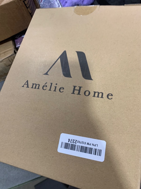 Photo 1 of Amélie Home Chenille Knit Throw Blanket for Couch, Checkered Texture Decorative Soft Blanket for Sofa, Bed & Living Room, 50"x60", Olive Green