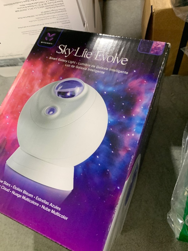 Photo 1 of BlissLights Sky Lite Evolve - Star Projector, Galaxy Projector, LED Nebula Lighting, WiFi App, for Meditation, Relaxation, Gaming Room, Home Theater, and Bedroom Night Light Gift (Blue Stars)