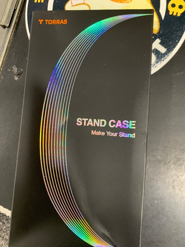 Photo 1 of TORRAS Strong Magnetic & Seamless Stand for Samsung Galaxy S25 Ultra Case, Fit for MagSafe, Mil-Grade Drop Protection, Kickstand for Samsung Galaxy S25 Ultra Case, Translucent Back/Black Edge