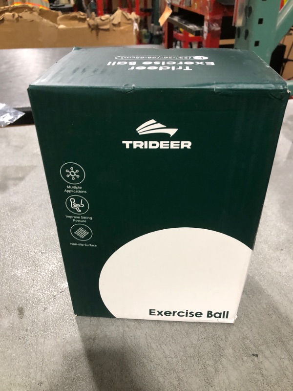 Photo 1 of Trideer Yoga Ball for Pregnancy Office Ball Chair– Exercise Ball for Birthing, Labor, Stretching & Core Workout – Anti-Burst, Slip-Resistant for Home Gym, Flexible Seating & Physical Therapy