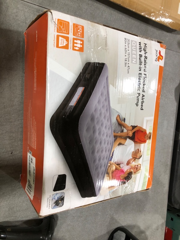 Photo 1 of DIMAR GARDEN Air Mattress Queen with Built-in Pump, 18.5” Blow Up Mattress, Inflatable Air Bed for Home