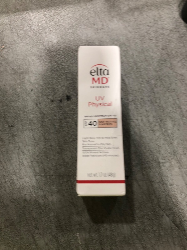 Photo 1 of EltaMD UV Physical Rosy Tint Sunscreen for Face, SPF 40 Antixoidant Tinted Sunscreen, 100% Mineral Actives, 1.7 oz