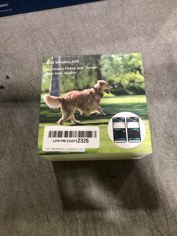 Photo 1 of Upgraded GPS Dog Fence & Tracking Collar System - No Subscription Required, Customizable Boundaries via App, Waterproof Rechargeable Collar with Remote Training, 1-Minute Setup, Long Battery Life
