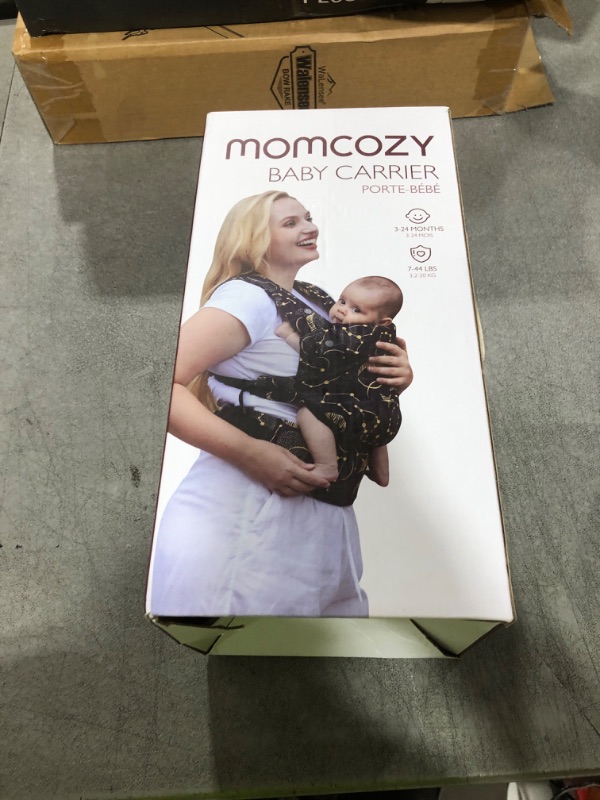 Photo 1 of Momcozy Breathable Mesh Baby Carrier, Ergonomic and Lightweight Infant Carrier for 7-44lbs with Enhanced Lumbar Support, All Day Comfort for Hands-Free Parenting, Air Mesh-Grey