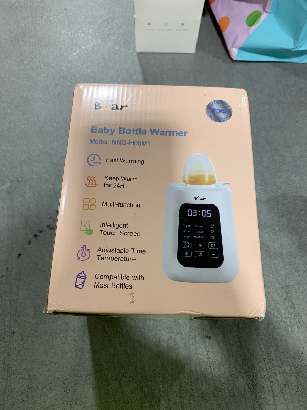 Photo 1 of Bear Baby Bottle Warmer, Milk Warmer Breastmilk Bag Formula Fast Warming for New Born Baby Bottles, with Time Temp Control Automatic Shut Off at Home Use