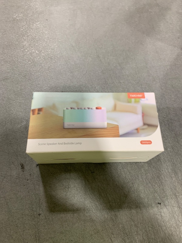Photo 1 of TMEHM White Noise Sleep Sound Machine with 8 Nature Sounds, Portable Bluetooth Speaker, 12 Colors Night Lights, Sleep Timer & Breathing Exercises, for Babies, Kids, and Adults