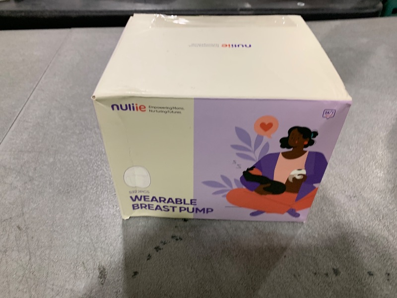 Photo 1 of Nuliie Hands-Free Breast Pump, Wearable Breastfeeding Pump 4 Modes 9 Levels with 18/21/24MM Flange, Electric Breast Pump Portable, Replaced Pumping Accessories Included (Ghostwhite, 2 Packs)