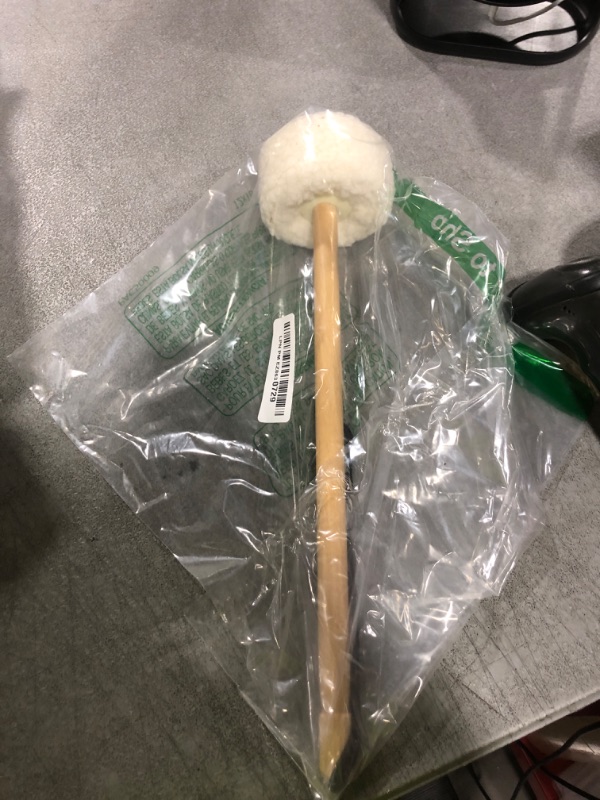 Photo 1 of 36x8cm Beige Gong Timpani Mallets Timpani Sticks Soft Velvet Head Mallets Wooden Handles