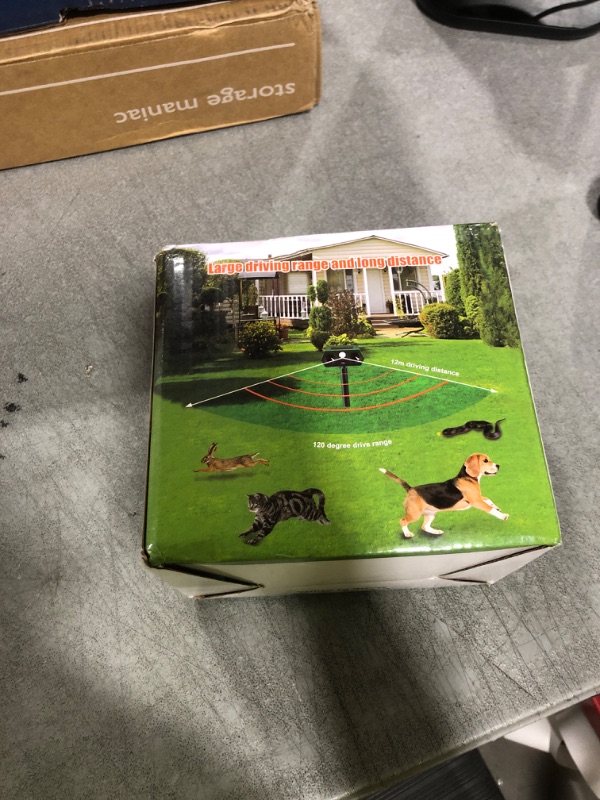 Photo 1 of 2Pack Deer Squirrel Rabbit Cat Repellent Outdoor Solar Ultrasonic Animal Repeller Waterproof Raccoon Deterrent with Motion Sensor to Keep Dog Skunk Possum Rodent Coyote Out of Garden Yard Farm