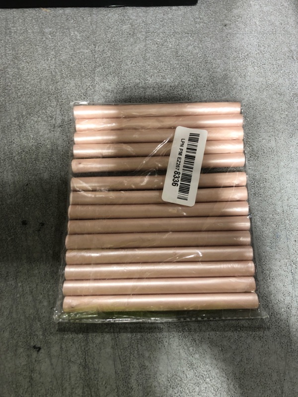 Photo 1 of Yoption 15 Pieces Champagne Glue Gun Sealing Wax Sticks for Wax Seal Stamp, Great for Wedding Invitations, Envelopes, Cards, Christmas Gift Ideas, Wine Packages