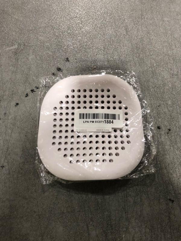 Photo 1 of 2 Pieces Shower Drain Hair Catcher Bathtub Stopper Home Drain Protectors Drain Cover with Sucker Water Trap Sink Cover for Bathroom Bathtub and Kitchen (White,White)