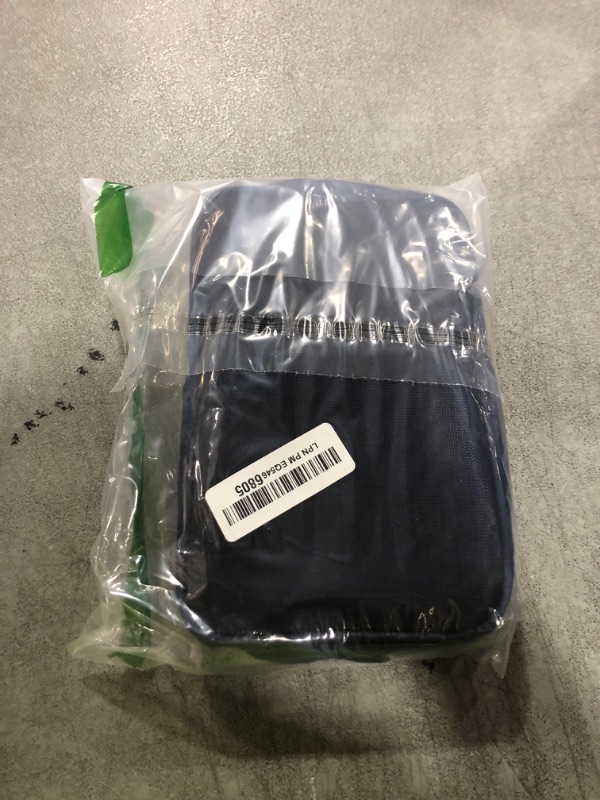 Photo 1 of Weewooday 4 Pcs Mesh Makeup Bag Mesh Cosmetic Bag Travel Toiletry Pouch with Zipper Mini Makeup Cosmetic Purse for Daily Accessory(Small, Large, Medium,Navy Blue)