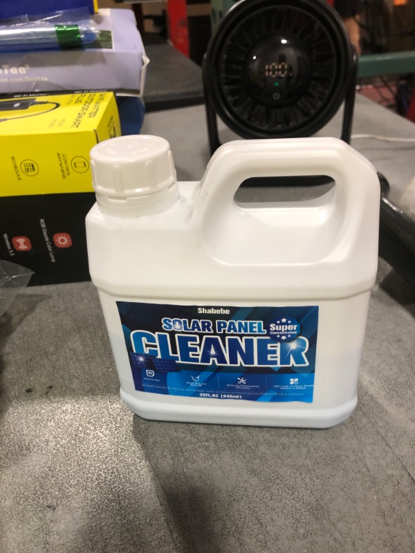 Photo 1 of Shabebe Solar Panel Cleaner 32oz (Makes 150 Gallons) - 20X Strength Super Concentrated Glass & Solar Panel Cleaning, Industrial Grade Streak-Free Fast Dry Remove Oils, Water Spots, Dust, Droppings