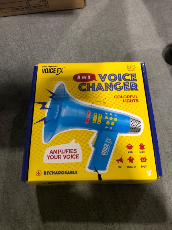 Photo 1 of Mini Explorer Voice Changer for Kids - Gifts for Kids - Voice Changing Device for Boys & Girls Ages 3-8+ Olds - Birthday Gifts for 3, 4, 5, 7, 8 Year Old Boy - Outdoor Toys Gift Ideas for Kid, Toddler